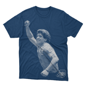 Maradona Festejo azul